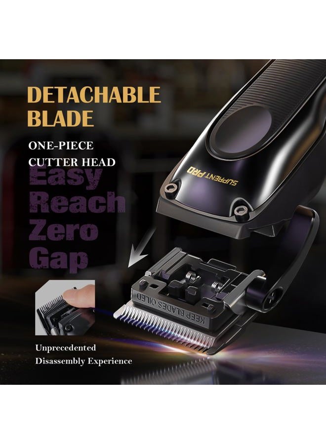 SUPRENT PRO Professional Hair Clippers for Men -Cordless Hair Trimmer Set for Barbers with Charging Base - Image 5