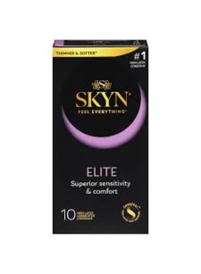 SKYN إلت Elite شعور بكل شيء غير لاتكس حساسية متفوقة راحة ارتداء - 10 قطع - Image 2