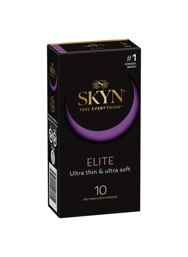 SKYN Elite Feel Everything Non-Latex Superior Sensitivity Comfort Wear - 10 Pieces - Image 1