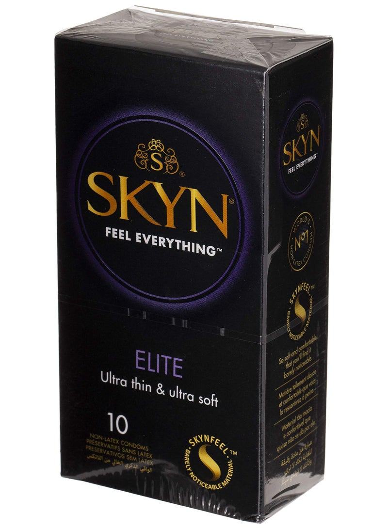 SKYN Elite Feel Everything Non-Latex Superior Sensitivity Comfort Wear - 10 Pieces - Image 4