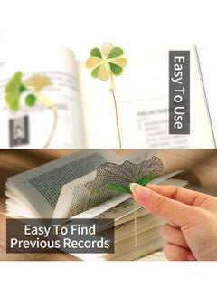 Y&D Metal Leaf Bookmark, SYOSI 3 Pcs Classical Vintage Exquisite Antique Bookmarks Book Page Marker Pendants for Reader Women and Kids  - Image 2