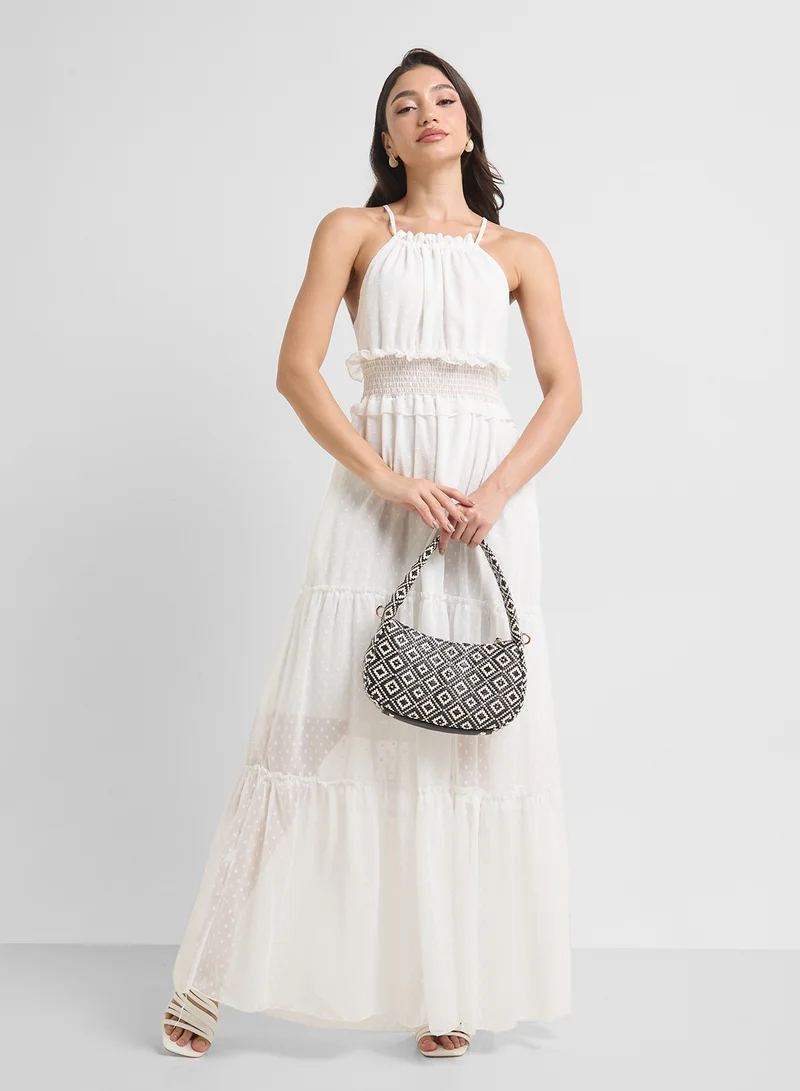 ايلا فستان بخصر مزموم