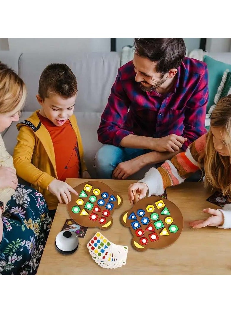 Shape Matching Puzzle Board for Kids – Quick Geometric Sorting u0026 Concentration Training, Fun Early Education Toy for Children's Cognitive Development  - Image 4
