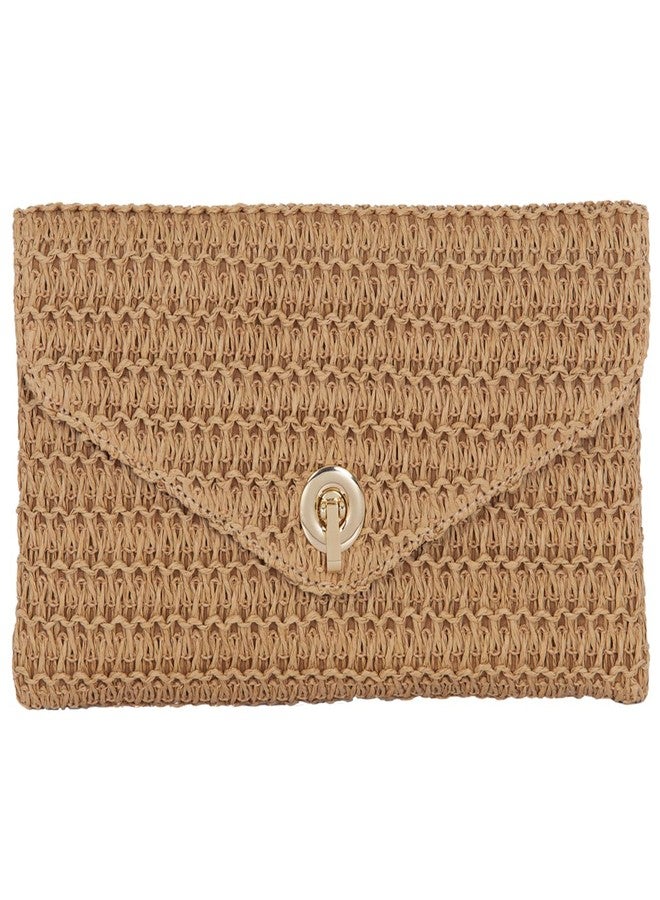 JNB Women's Straw Envelope Clutch Beach Party Wedding Purse,Ta52 - Image 1
