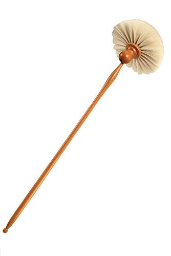 Redecker Goat Hair Cobweb Broom with Waxed Beechwood Handle 2358Inches