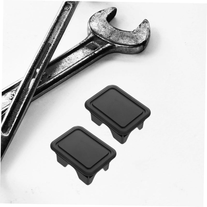 VOSAREA 2Pcs Truck Bed Rail End Caps Durable Car Bed Rail Hole Covers Easy Install Truck Bed Rail Seals for RAM Reliable Protection for Stake Pocket - Image 5