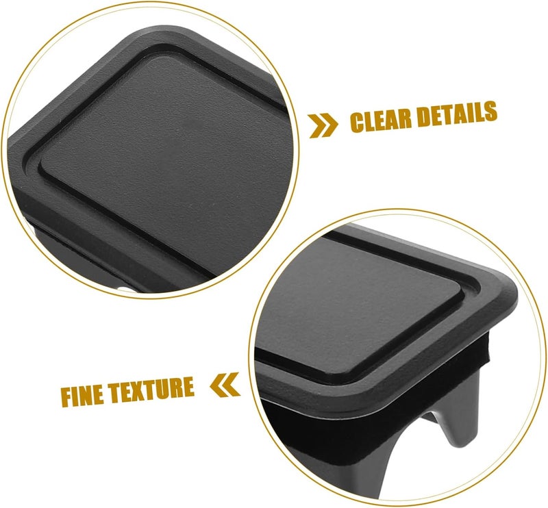VOSAREA 2Pcs Truck Bed Rail End Caps Durable Car Bed Rail Hole Covers Easy Install Truck Bed Rail Seals for RAM Reliable Protection for Stake Pocket - Image 3