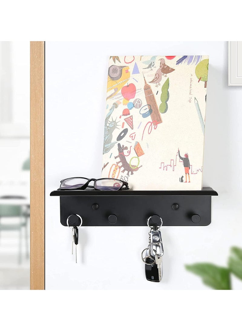 عام “سلة مضادة، لزينة الجدران، مكين للمرور الداخلي من المعادن مع 4 سلة مضادة، مثالي للمداخل، البرايس، الثلاجات، الغرف اللصق، المطبخ وما إلى ذلك السوداء” - Image 4