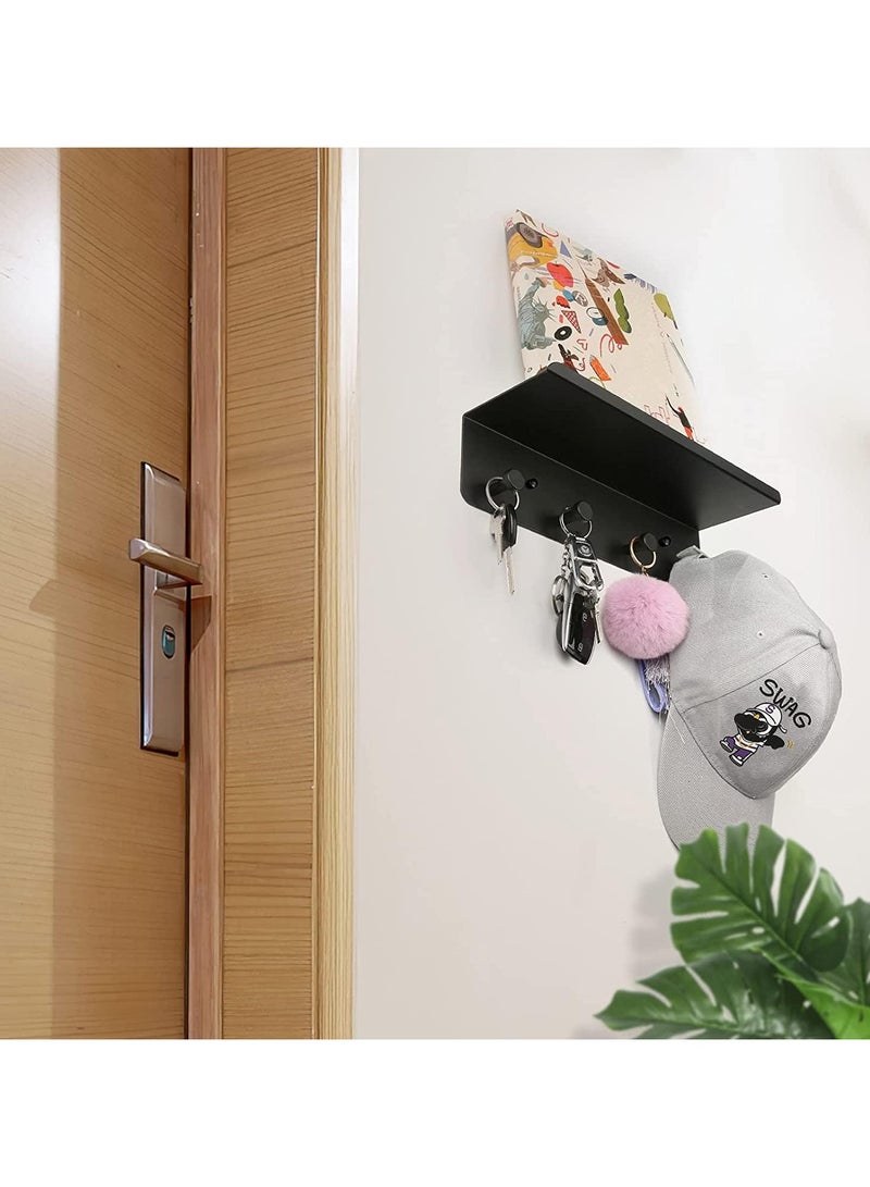 عام “سلة مضادة، لزينة الجدران، مكين للمرور الداخلي من المعادن مع 4 سلة مضادة، مثالي للمداخل، البرايس، الثلاجات، الغرف اللصق، المطبخ وما إلى ذلك السوداء” - Image 5