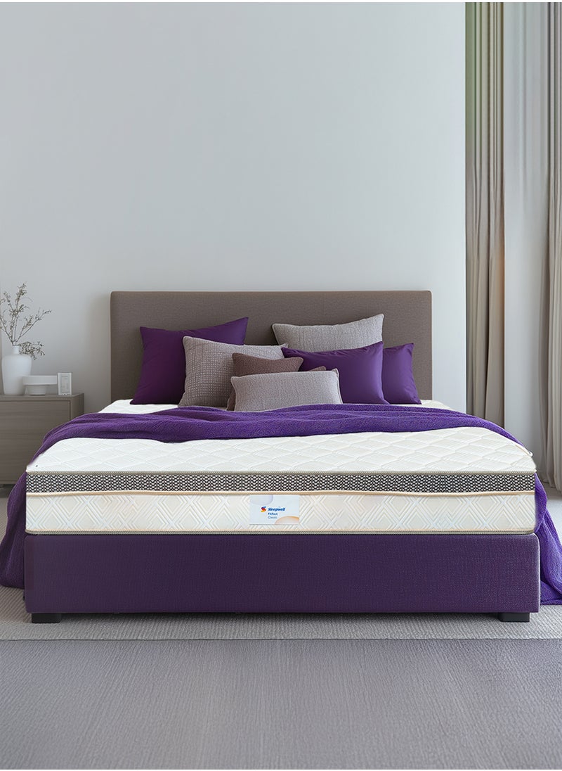 Sleepwell Sleepwell Fitrest Classic | Acuprofile PU Foam | King Bed Size | Medium Firm | Neem Fresche Technology | Anti Sag Mattress (200L x 150W x 20H cm) Thickness 20 cm  - Image 1
