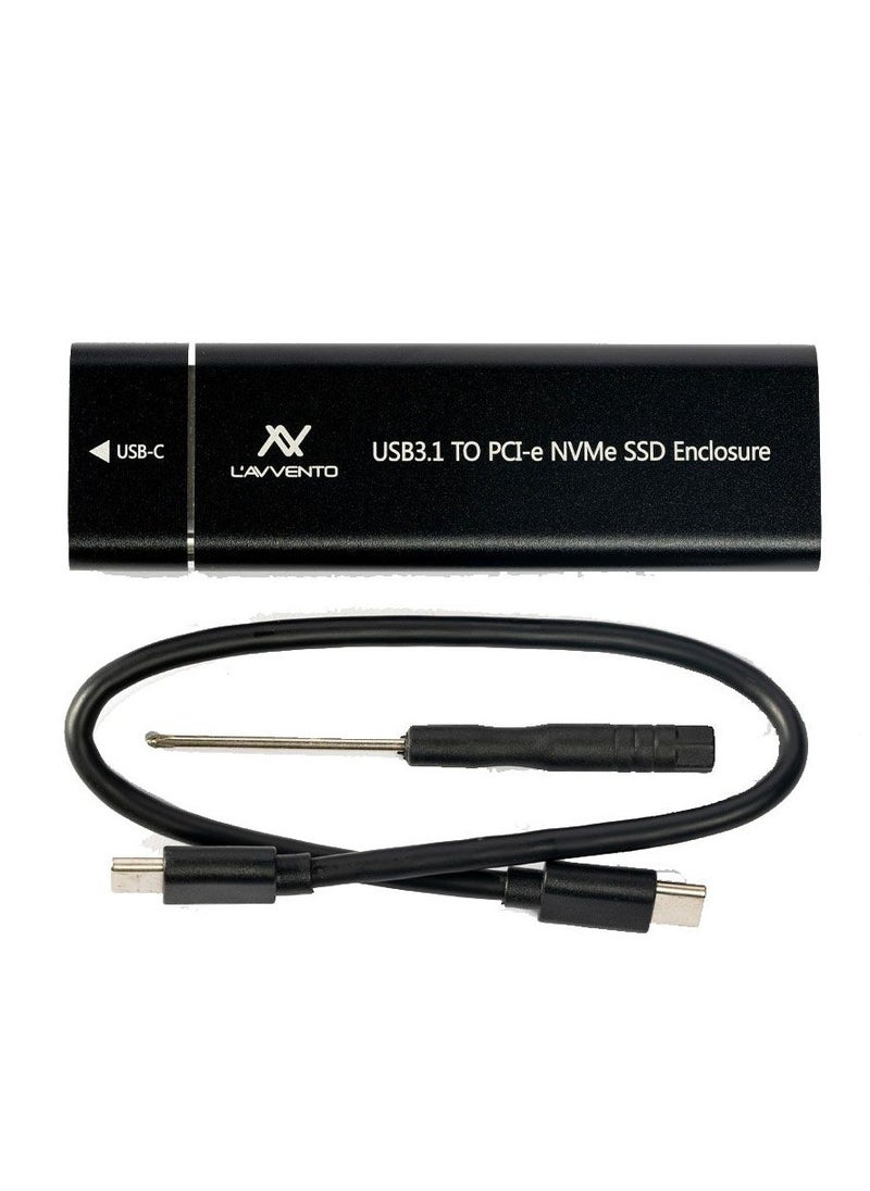 LAVVENTO L'AVVENTO M2 NVME SATA SSD Enclosure CV416  - Image 1