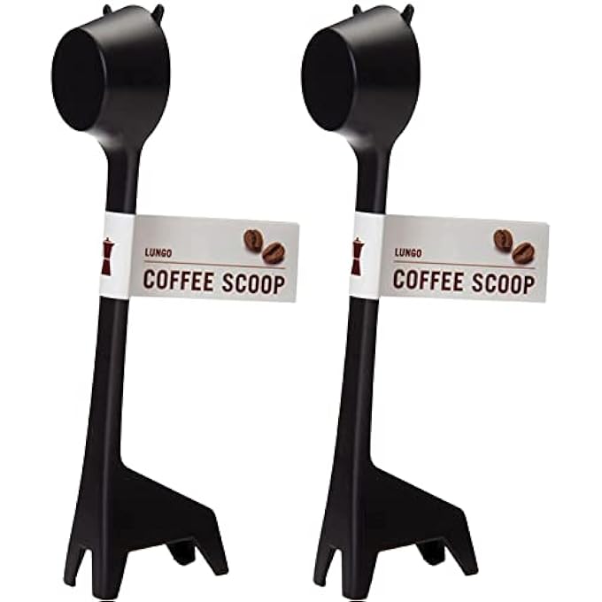 ريحني ملعقة قهوة على شكل زرافة رسم كرتوني إبداعي قياس ملعقة بلاستيكية صغيرة للقهوة أو مسحوق الفاصوليا - Image 2