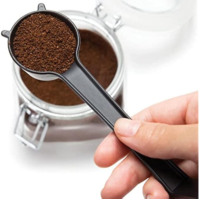 ريحني ملعقة قهوة على شكل زرافة رسم كرتوني إبداعي قياس ملعقة بلاستيكية صغيرة للقهوة أو مسحوق الفاصوليا - Image 4