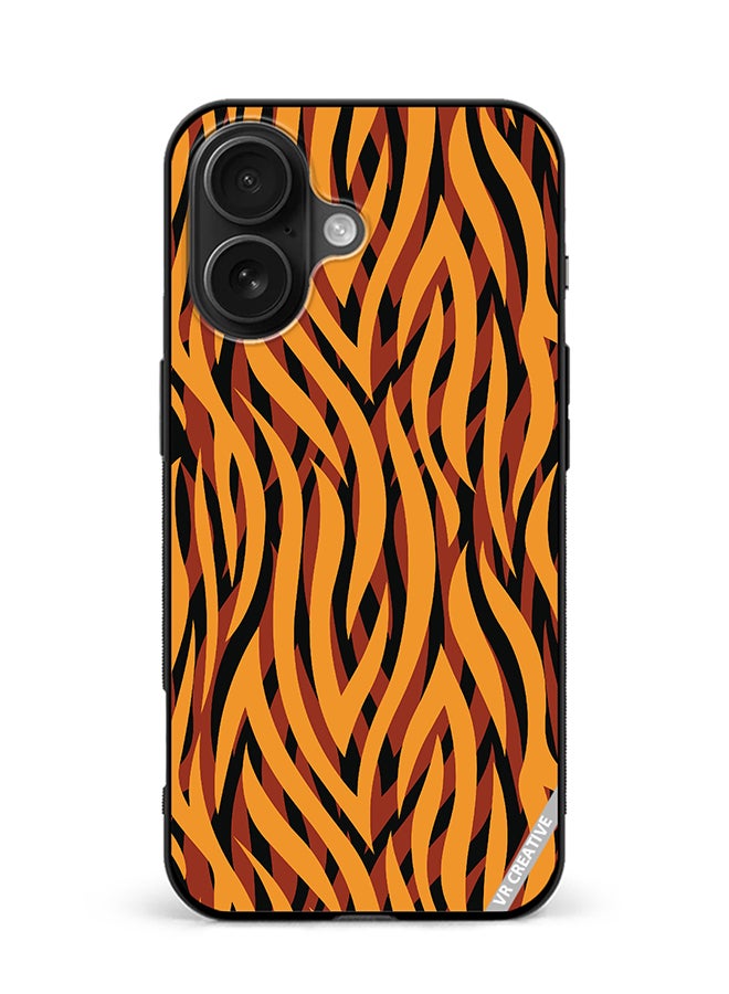 VR CREATIVE Protective Case Cover For Apple iPhone 16 Mix Pattern Design Multicolour