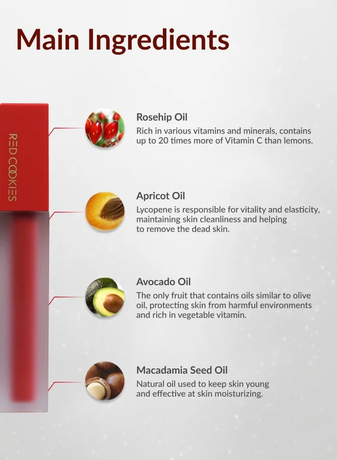 RED COOKIES Korean Long Lasting Brownie Velvet Tint Lipstick - Shade: B6 Maeryuk Balsan