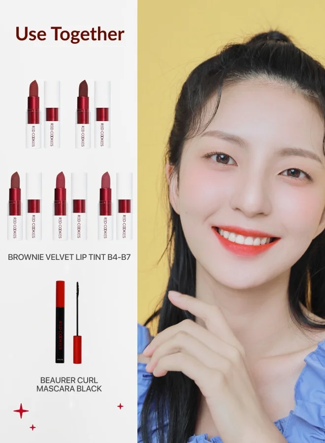 RED COOKIES Korean Long Lasting Brownie Velvet Tint Lipstick - Shade: B6 Maeryuk Balsan