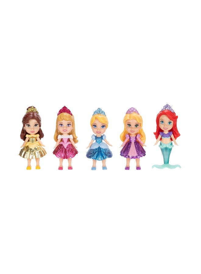 Disney Princess Mini Toddler Gift Set 5-in-1 Doll | Collectible Figure | Fashion Doll | Collectible Doll | Pretend Play | Dress Up | Gift for Kids - Image 2