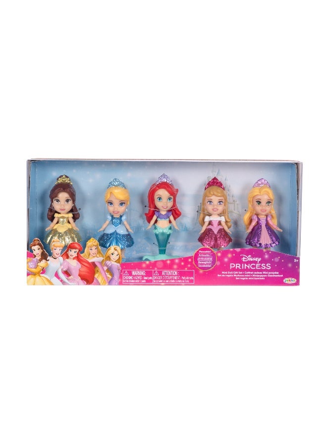 Disney Princess Mini Toddler Gift Set 5-in-1 Doll | Collectible Figure | Fashion Doll | Collectible Doll | Pretend Play | Dress Up | Gift for Kids - Image 1