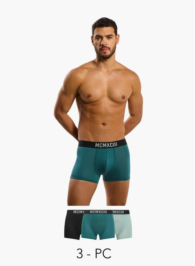 سبلاش فيڤ Men Hipster Trunks - Pack of 3