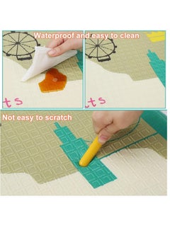 ALMUFARREJ Foldable and waterproof sponge play mat for children  - Image 4