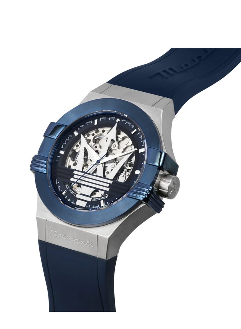 Maserati ساعة بوتينزا الأوتوماتيكية الزرقاء R8821108050 - 40 مم - Image 2