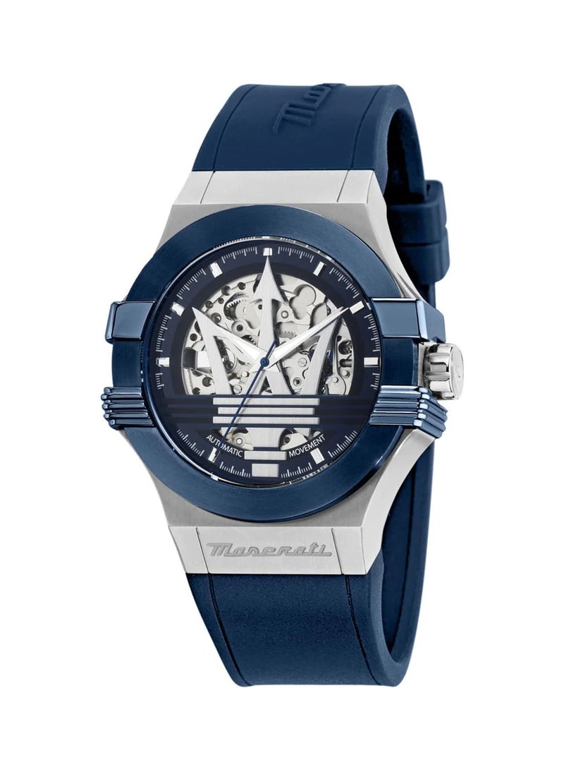 Maserati ساعة بوتينزا الأوتوماتيكية الزرقاء R8821108050 - 40 مم - Image 1