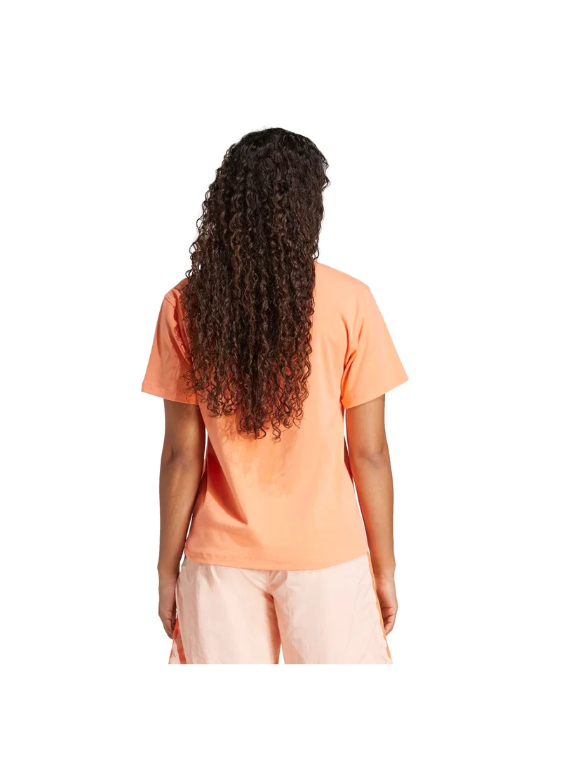 اديداس adidas TREFOIL TEE Orange Originals Women T-SHIRTS