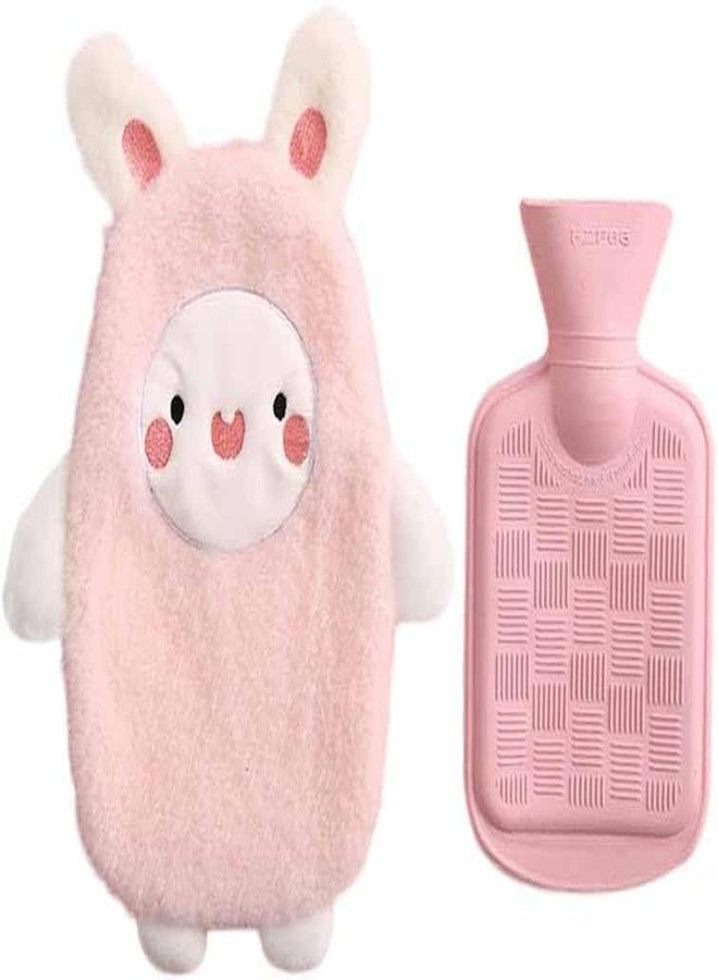 YBN Cute Bunny Hot Water Bottle | Periods Cramps Relief Hot Waterbag | Reusable, Comfort, Warm Bag for Back, Neck, & Abdominal Pain -30 CM (Pink) - Image 5