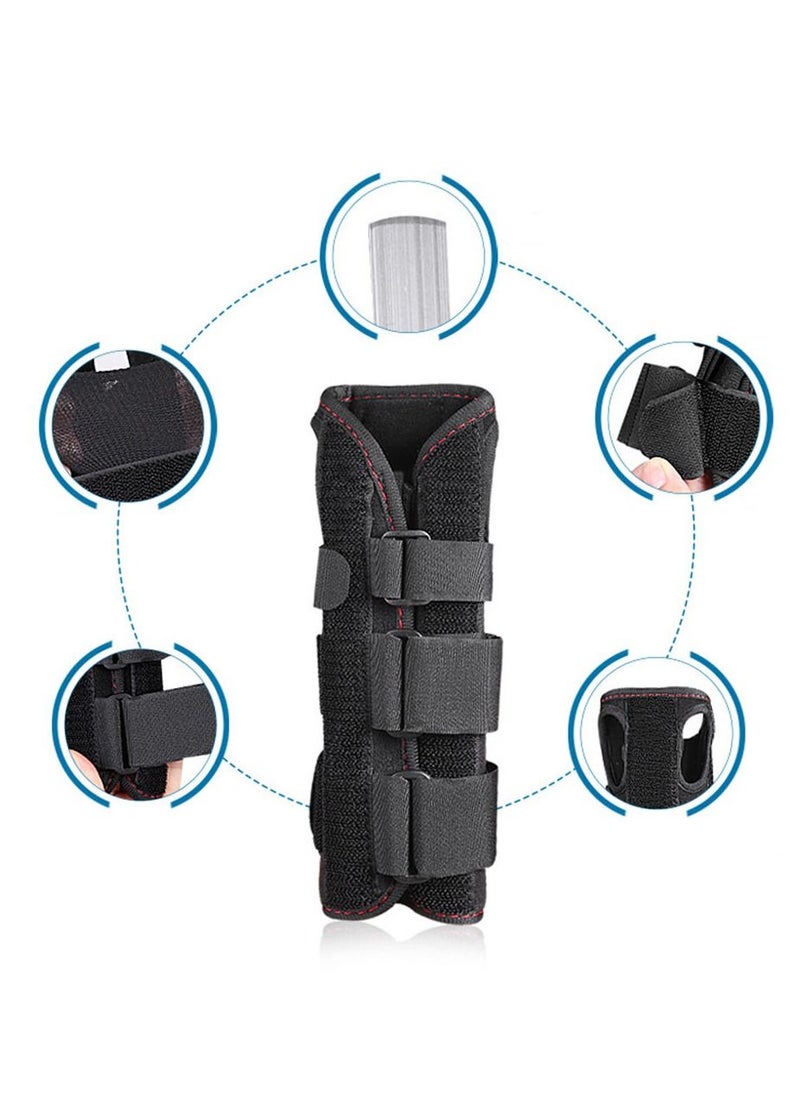 Wrist Brace for Carpal Tunne Wrist Splint for Tendonitis and Arthritis Pain Relief Adjustable Wrist Support with Aluminum Bar for  Right and Left Hand