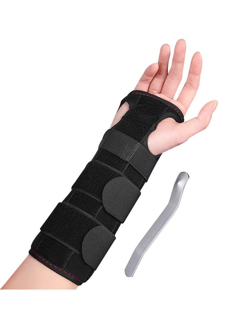 Wrist Brace for Carpal Tunne Wrist Splint for Tendonitis and Arthritis Pain Relief Adjustable Wrist Support with Aluminum Bar for  Right and Left Hand