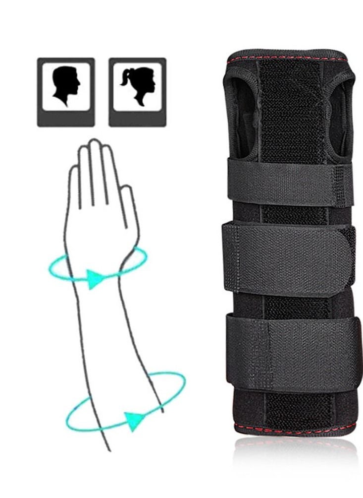 Wrist Brace for Carpal Tunne Wrist Splint for Tendonitis and Arthritis Pain Relief Adjustable Wrist Support with Aluminum Bar for  Right and Left Hand
