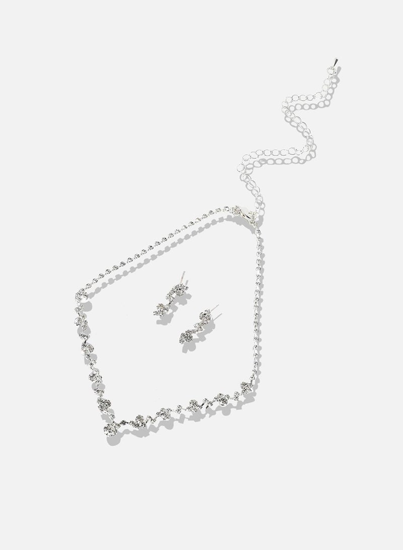 SOHI Opulent Stone Artificial Necklace Jewellery - Image 2