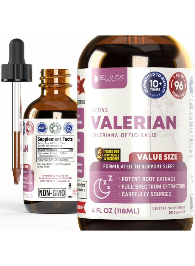 Rejuvica Health Rejuvica Health Active Valerian - Advanced Valerian Extract - Made with Whole Valerian - Liquid Delivery for Better Absorption  - Image 1