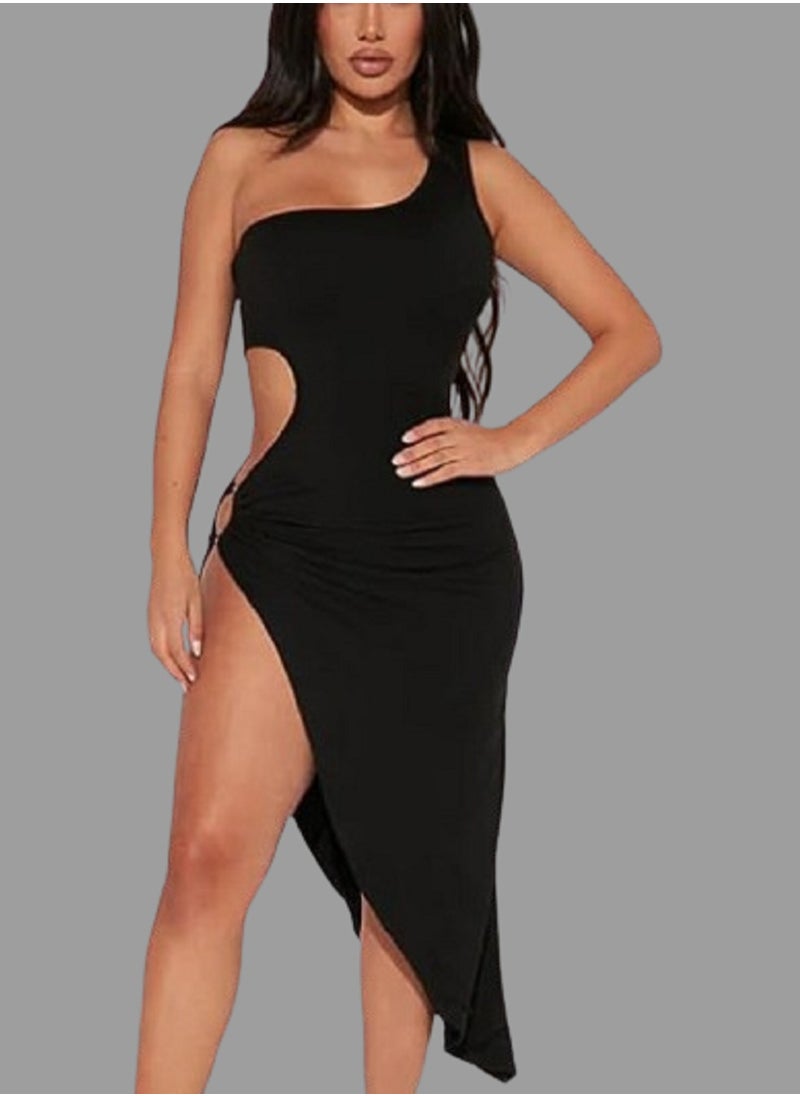 Ward - MANIKAN Lingerie night dress for women, without back, and open at the waist and at the bottom - Image 1