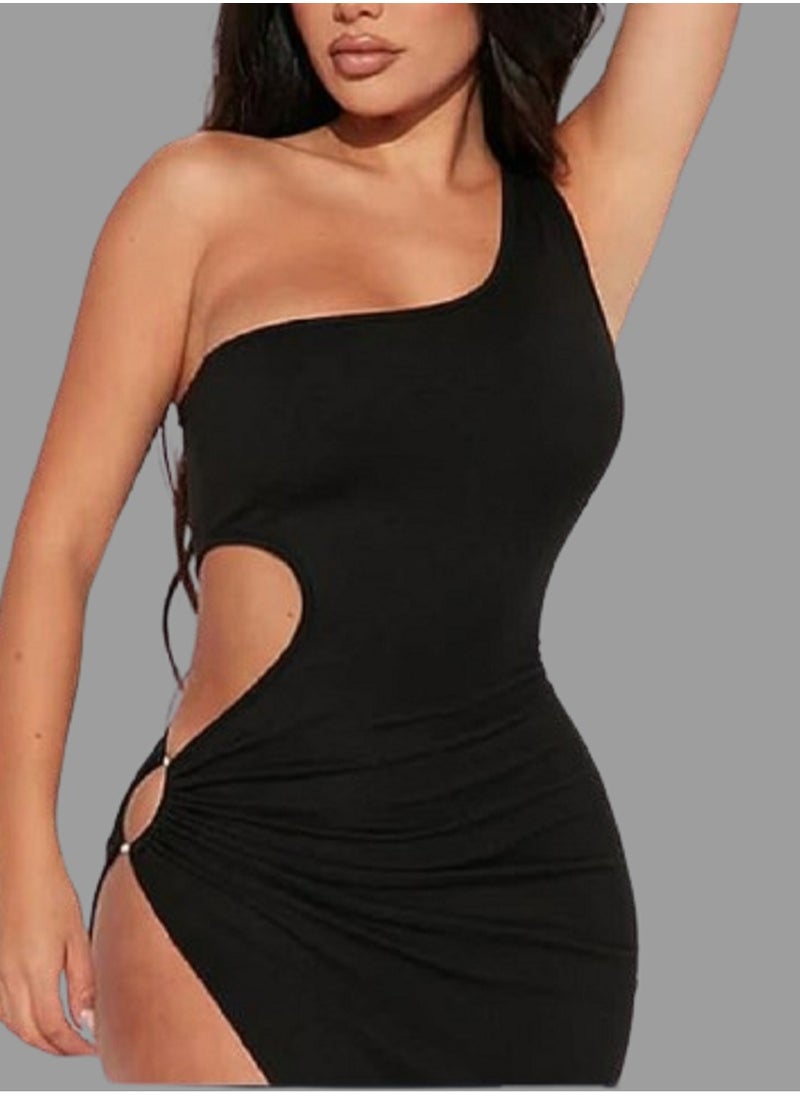 Ward - MANIKAN Lingerie night dress for women, without back, and open at the waist and at the bottom - Image 1