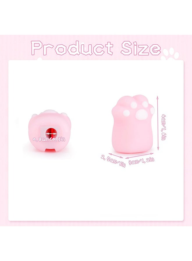 كوانتوم أربع قطع من مبراة أقلام رصاص يدوية على شكل مخلب قطة، مناسبة للأطفال، للمكتب والمنزل والمدرسة - Image 2