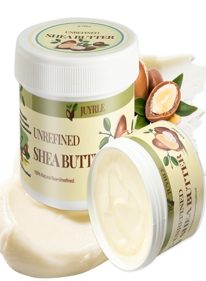 JUYRLE Shea Butter Raw Organic- Pure & Raw Virgin Unrefined, African Shea Butter for Hair, Extremely Dry Skin, DIY Whipped Moisturizing Body Lotion, Body Butter for Women and Men- 16oz - Image 1
