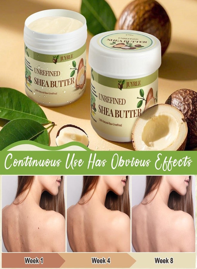 JUYRLE Shea Butter Raw Organic- Pure & Raw Virgin Unrefined, African Shea Butter for Hair, Extremely Dry Skin, DIY Whipped Moisturizing Body Lotion, Body Butter for Women and Men- 16oz - Image 5