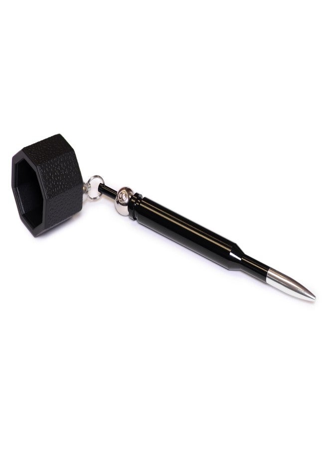 OKKO Octagon Bullet Billiard Pool Cue Chalk Pocket Holder Black - Fits Predator Chalk - Image 1
