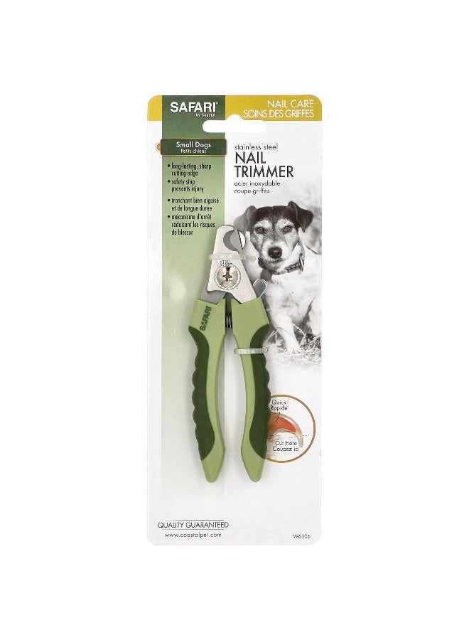 Safari سفاري، مقص أظافر من الفولاذ المقاوم للصدأ، للكلاب الصغيرة، أداة واحدة - Image 1