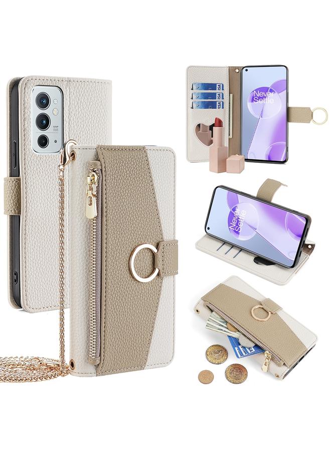 S-TOP Case For OnePlus 9RT 5G Crossbody Litchi Texture Leather Phone Case - Image 1