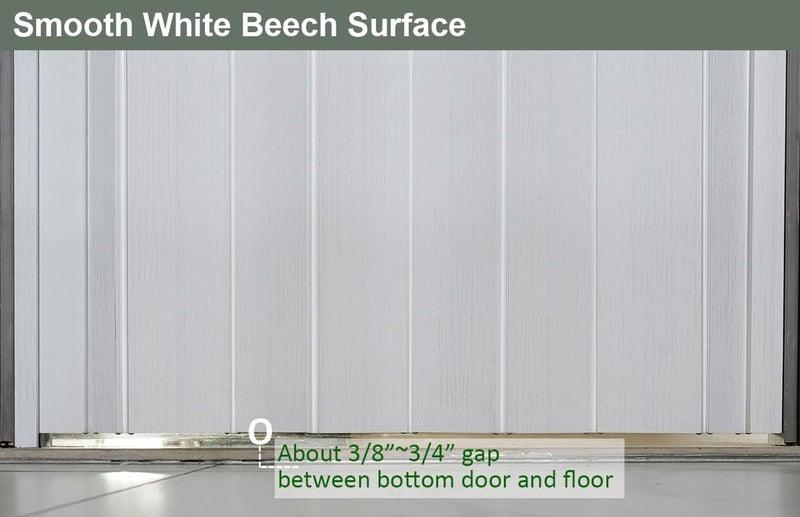 DIYHD 48X80in Accordion Door, White Double Layer PVC Folding Interior Door with Sliding Track Kit, Space-Saving Closet Door, No Floor Track, Dual-Sided Handle & Latch, Easy Install - Image 4