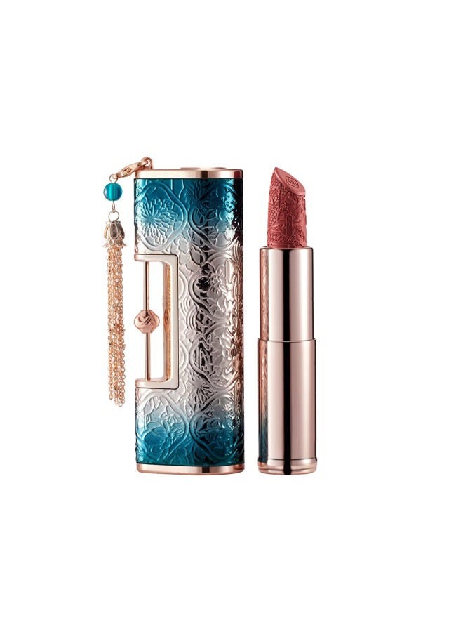Florasis Blooming Rouge Love Lock Lipstick Long-Lasting Sculpting Lipstick Misty Matte Finish Lightweight Nourishing for Everyday Use (M1311 My One and Only) - Image 1