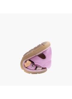 Pablosky Girls' Braided Sandals with Hook and Loop Closure  - Image 4