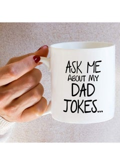 Funny Mug - Ask Me About My Dad Jokes 12 Oz Ceramic Coffee Mugs - Funny, Sarcasm, Sarcastic Pregnancy Announcement Reveal Birthday Gifts For New Father, Husband, Boyfriend, Friends, Coworkers - pzsku/Z9A59DA0DFA682AFF41EEZ/45/_/1721547724/b90ee1d7-a791-4d00-803e-36bc250391fa