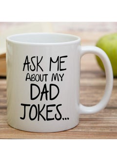 Funny Mug - Ask Me About My Dad Jokes 12 Oz Ceramic Coffee Mugs - Funny, Sarcasm, Sarcastic Pregnancy Announcement Reveal Birthday Gifts For New Father, Husband, Boyfriend, Friends, Coworkers - pzsku/Z9A59DA0DFA682AFF41EEZ/45/_/1721547724/d737af16-b0d9-4203-9ff0-452f546c1628