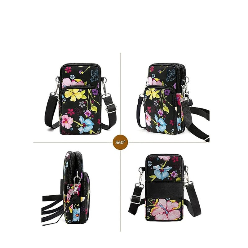 SOLARAE Women Crossbody Phone Purse Bags-Mini Waterproof Multifunction Wallet Shoulder Bag - Image 3