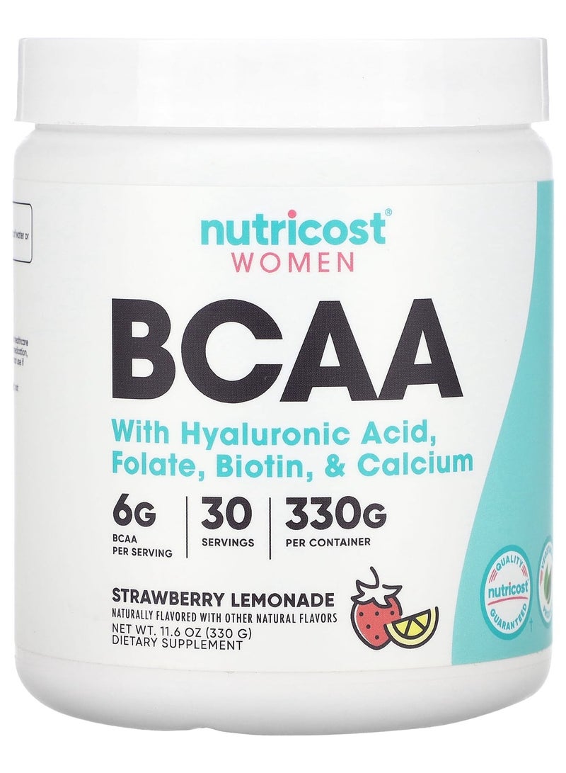 Nutricost Women, BCAA, Strawberry Lemonade, 11.6 oz (330 g)