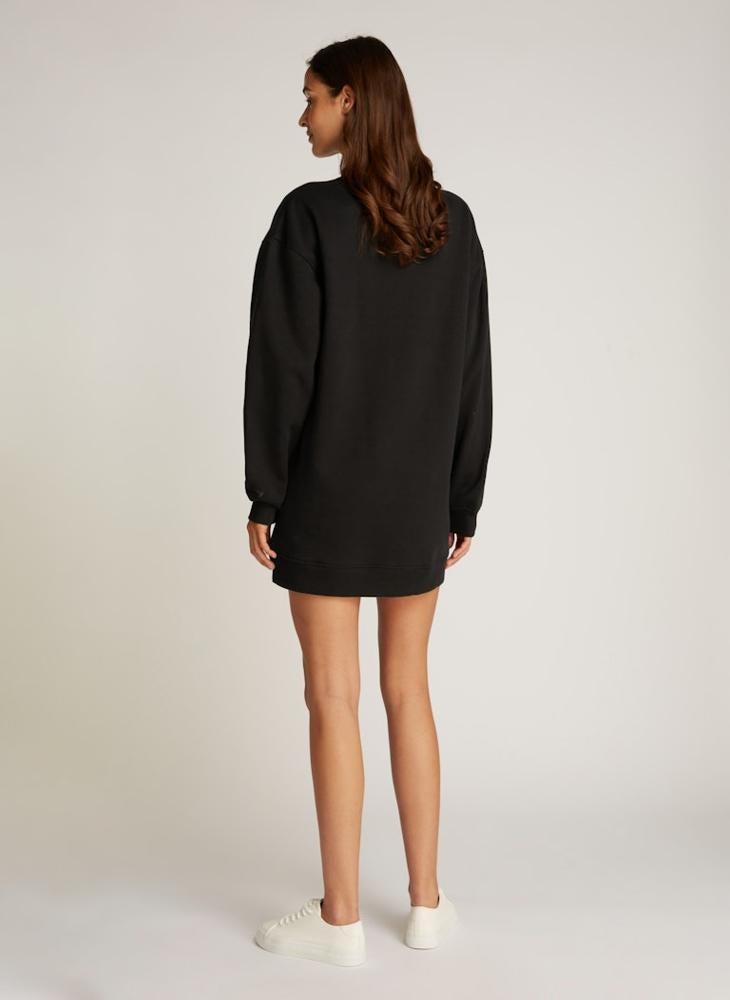 Calvin Klein Jeans Oversized Sweatshirt Dress - Image 2