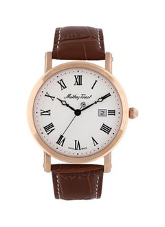 Mathey-Tissot City Metal Analog White Dial Men Watch Brown Strap HB611251PBR  - Image 1
